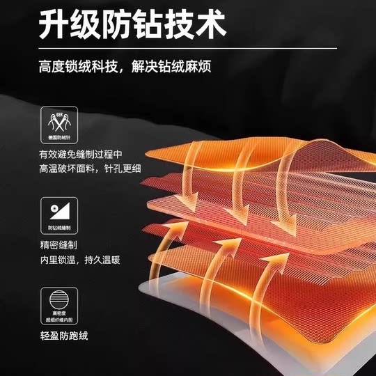 Мужской пуховик Li Ning на осень и зиму, новый стиль, удобный и теплый