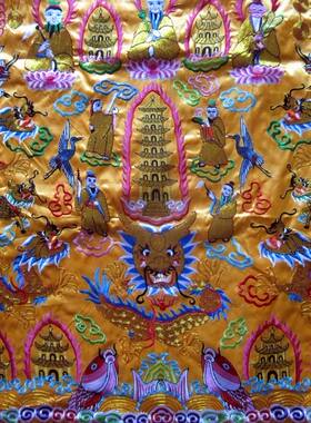道袍神像降衣 道家用品道衣双龙法衣道服 高功法衣(人工咬金)绣品