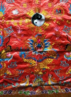 刺绣工艺用品服装高功降衣双龙