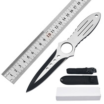 Straight Knife Open Blade With Sharp Knife Cold Weapon Outdoor Small Knife High Hardness Kikuta Water Fruit Knife