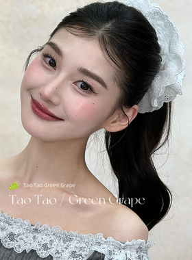 赵露思同款大肠发圈超大女高级感丸子头马尾白色蕾丝发绳头饰头绳