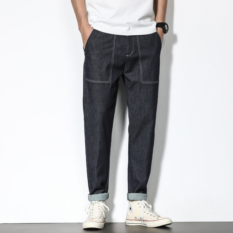 7号仓库昱本男装潮牌宽松牛仔裤男春夏经典复古哈伦裤2026年春款,淘宝优惠券,粉丝福利购,淘宝优惠卷