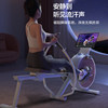 Magnetic controlled foldable rowing machine fitness equipment