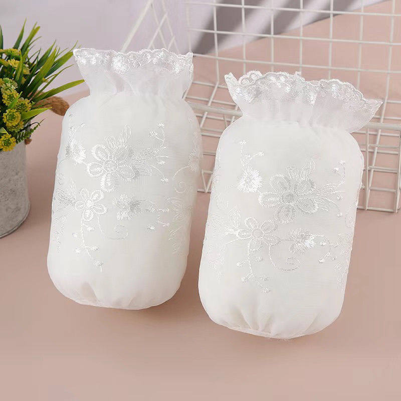 袖套女短款双层网纱蕾丝套袖秋冬百搭防污花边羽绒服袖头护袖防脏,淘宝优惠券,粉丝福利购,淘宝优惠卷