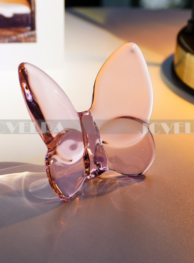 轻奢水晶蝴蝶摆件高级感客厅玄关装饰品创意家居饰品乔迁新居礼物