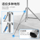 Heavy duty photography light stand with casters foldable light stand