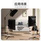Photographic light flash heavy duty light stand with caster brakes