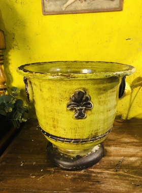 美式法式陶瓷花瓶蓝色客厅装饰品