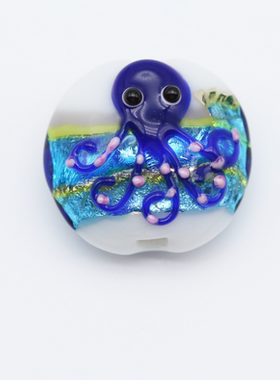 天运饰品琉璃珠章鱼章鱼花朵星星