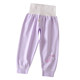 Baby high waist belly protection pants baby crotch pants cotton trousers leggings newborn pajamas home pants line pants