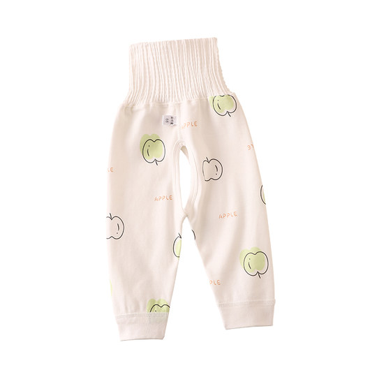 Pure cotton belly protection warm autumn pants pure cotton high waist leggings