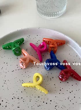 TOUCHVOSS糖果色抓夹迷你刘海夹小号发抓碎发夹子日韩少女边夹