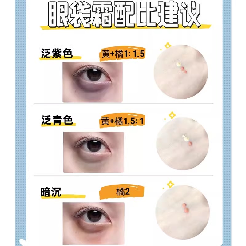 魅师zfc双色遮瑕液膏小样橘色米黄桔红提亮转色液持久遮眼圈眼袋 - 图2