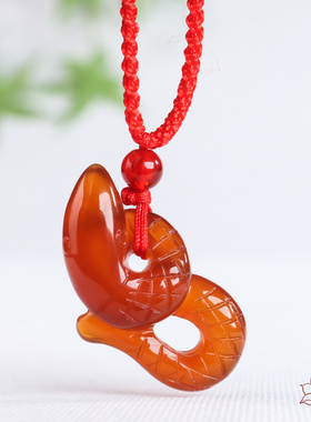 红玛瑙红水晶立体十二生肖吊坠鼠牛虎兔龙蛇马羊猴鸡狗猪挂件