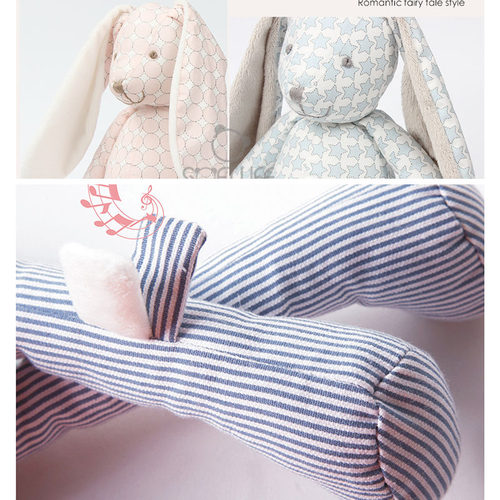 softlife布兔长腿新生儿安抚巾婴儿可啃咬宝宝哄睡觉安抚玩偶睡眠 - 图2