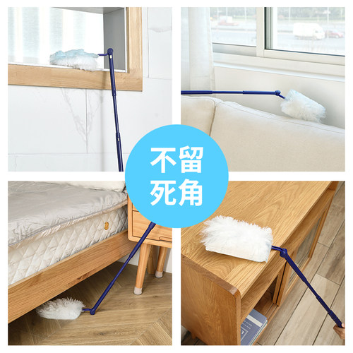 静电除尘掸子家用一次性鸡毛禅子清洁扫灰吸尘床底神器扫灰尘毯子 - 图1
