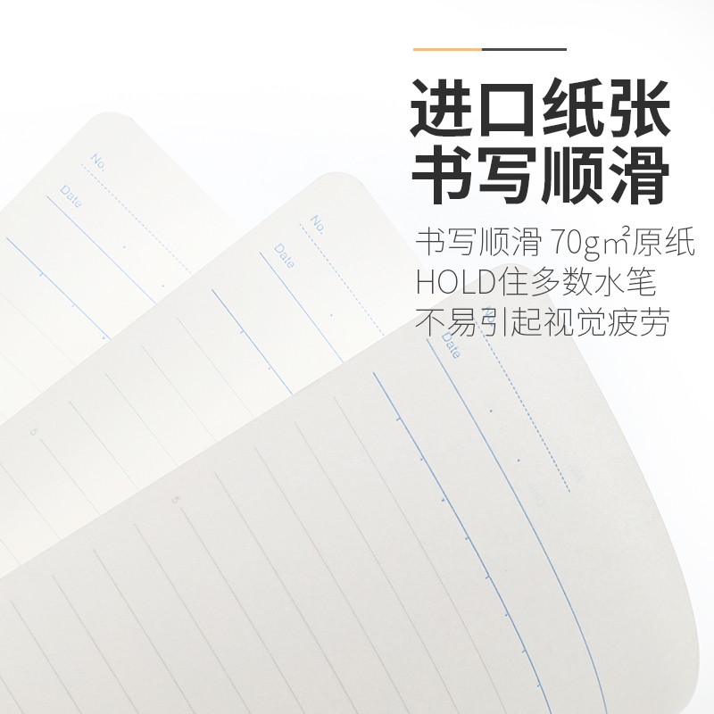 日本kokuyo国誉一米新纯系列超薄活页本复古风线圈本进口原纸笔记本日记本可换替芯活页记事本子A5/B5 - 图2