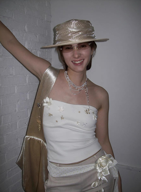 自制韩国小众设计《流星moment》多层珍珠流苏项链日常通勤度假风