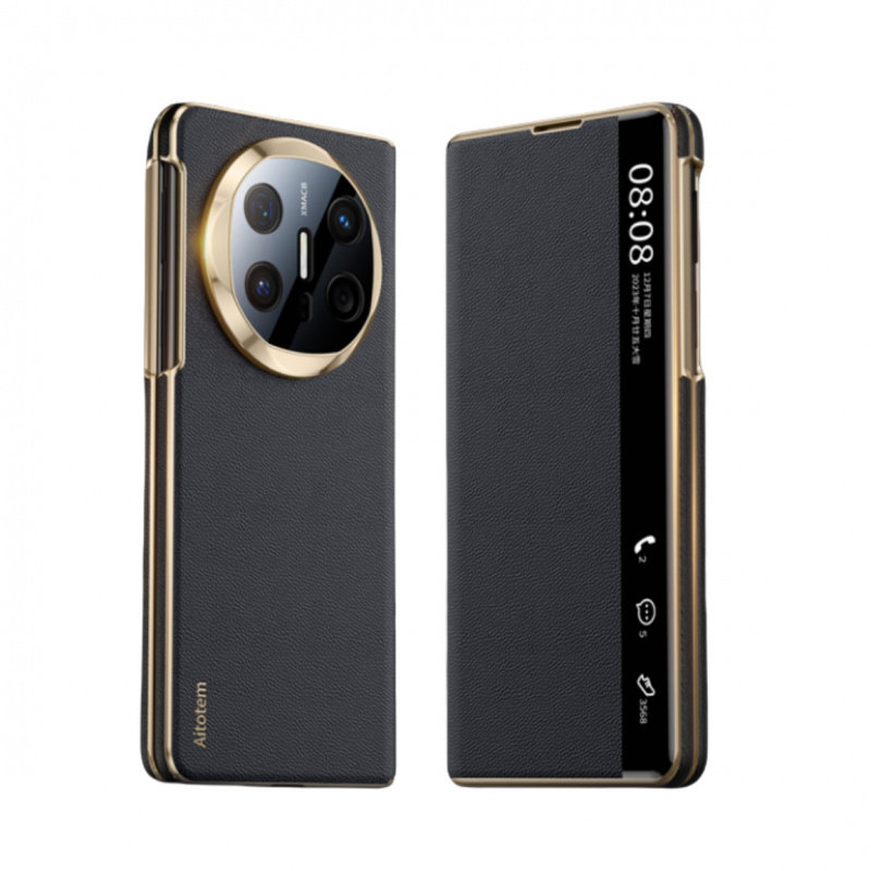 适用华为matex6手机壳磁吸翻盖皮套X5典藏素皮电镀全包防摔保护壳,淘宝优惠券,粉丝福利购,淘宝优惠卷