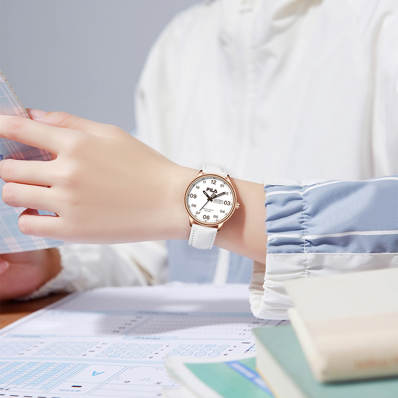 FILA斐乐手表男女款初高中大学生考试石英表情侣女士生日送礼6792 - 图2