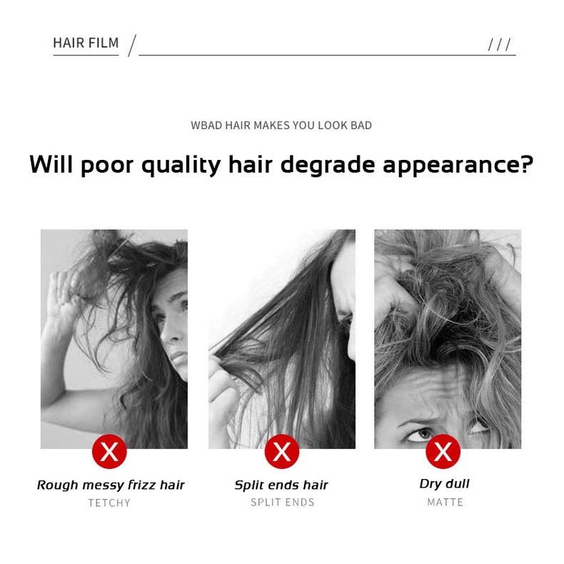 免蒸顺滑修发膜滋润Hair Mask Cream Repair Damage Conditioner - 图0