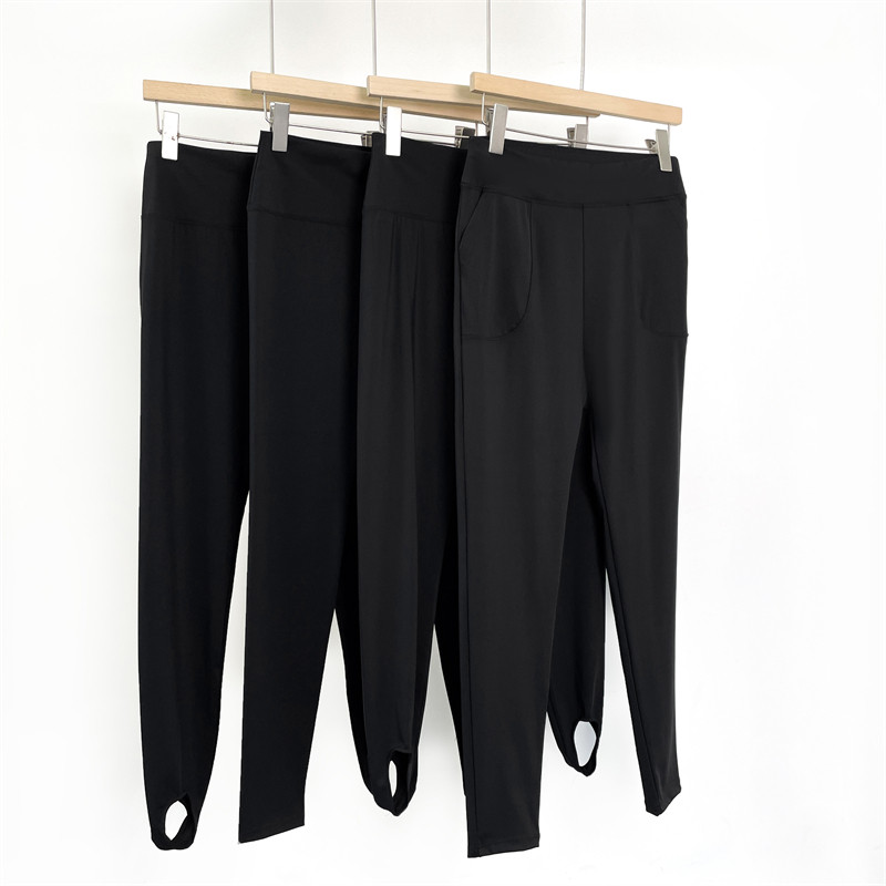 套棉裤的裤皮高腰冰丝光面滑料单层踩脚蹬女外穿裤弹力罩裤加大码,淘宝优惠券,粉丝福利购,淘宝优惠卷