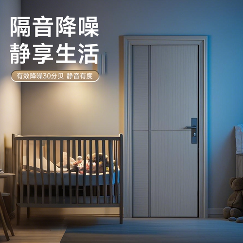 烤漆门单门锌合金卧室门复合门房间门集装箱门平开式门工程简易门 - 图1