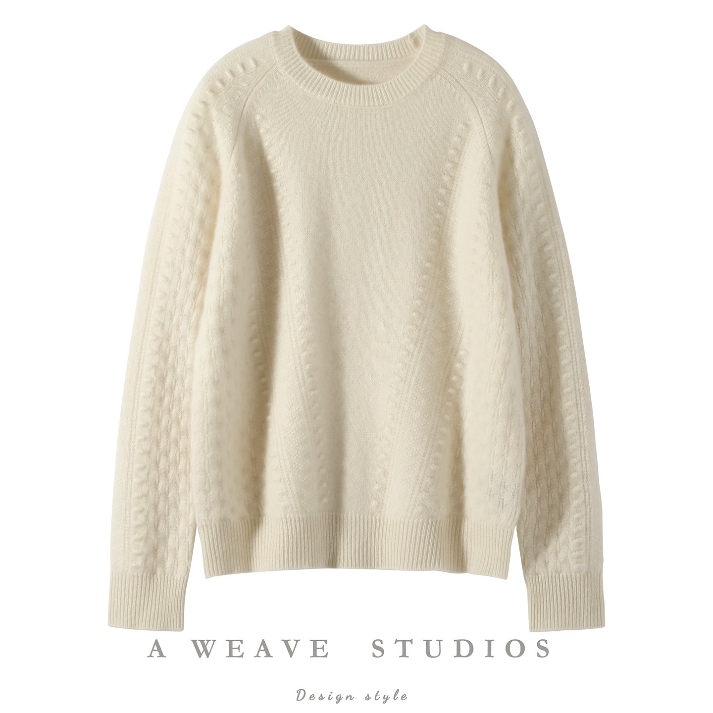 秋冬新款圆领100%山羊绒衫女宽松套头毛衣宽松内搭针织打底衫,淘宝优惠券,粉丝福利购,淘宝优惠卷