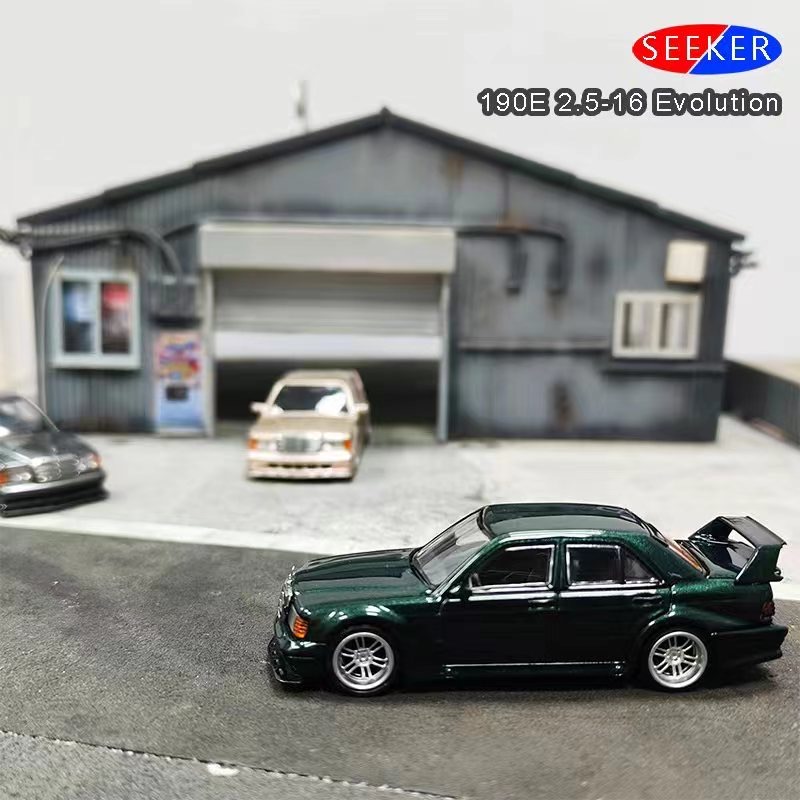 [PDS]SEEKER 1:64 奔驰Benz190E 2.5-16 合金仿真汽车模型 收藏品 - 图1