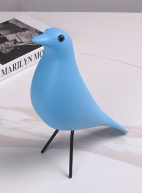 北欧ins风格现代简约仿真小鸟鸽子摆件软装饰品样板房售楼处摆件