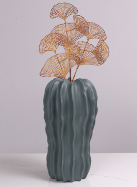 现代简约花瓶创意植物仙人掌装饰摆件北欧样板房异形艺术插花花器