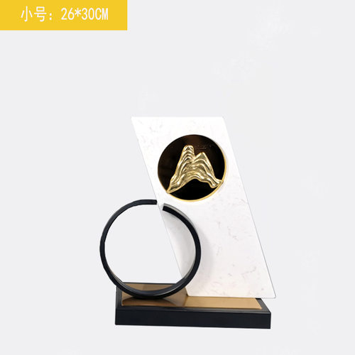 新中式创意家居摆件样板房客厅玄关酒柜酒店桌面摆件软装配饰品 - 图1