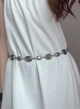 女士链条金属合金欧美腰链