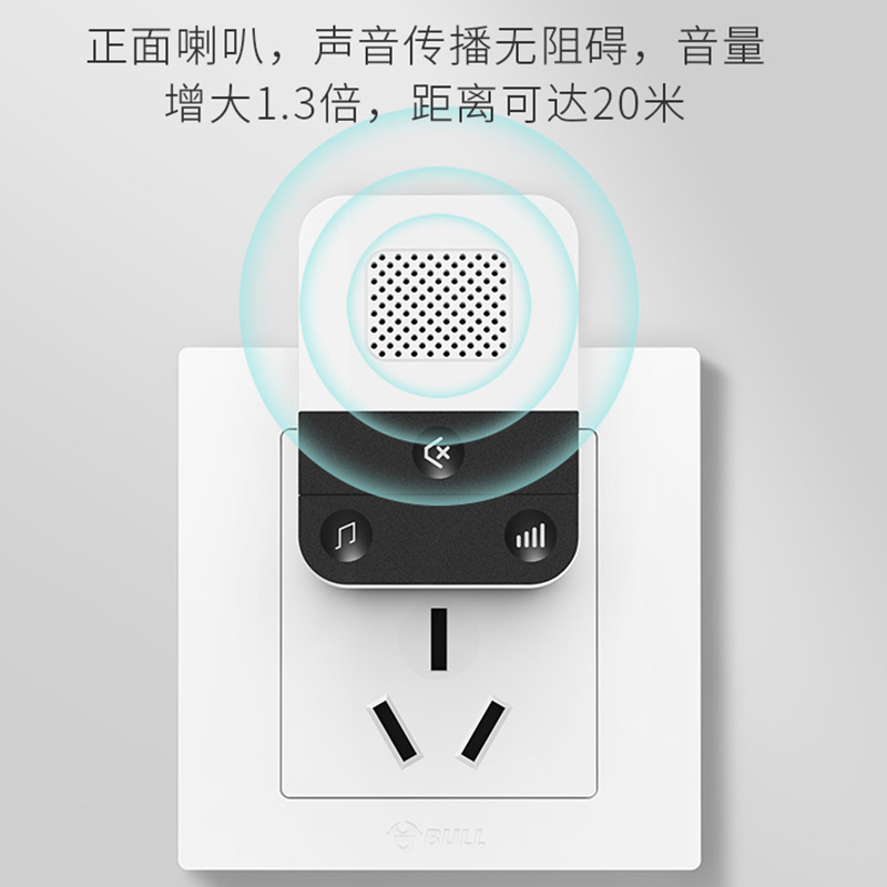门铃无线家用超远距离遥控智能电子门钟老人呼叫器铃声提示电门玲 - 图0