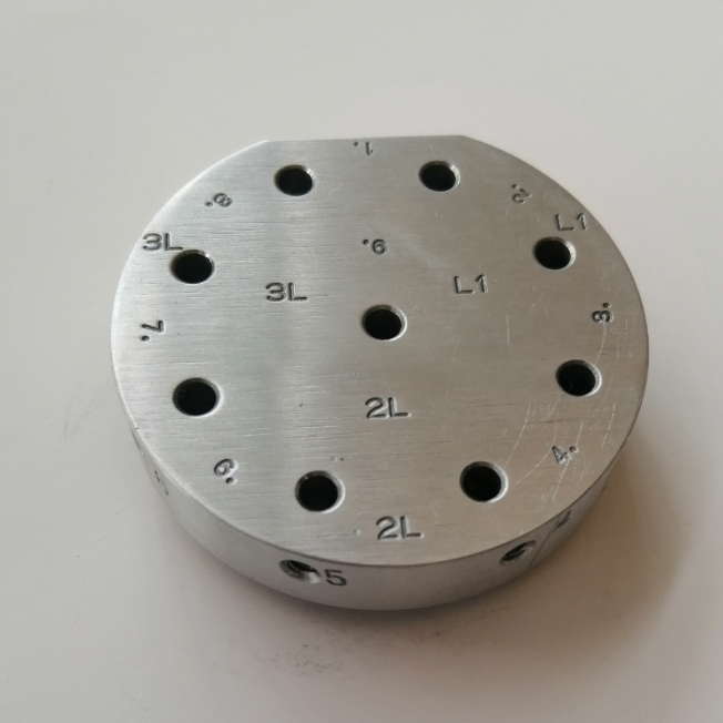 国产蔡司九孔样品台扫描电镜样品座Zeiss带燕尾槽带编号钉子台 - 图2