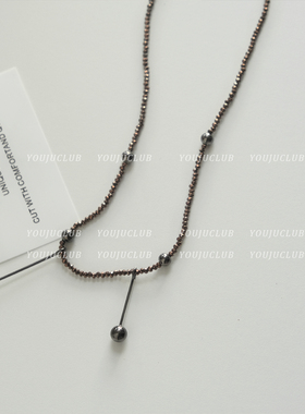 甜酷百搭辣妹ins小众设计感项链