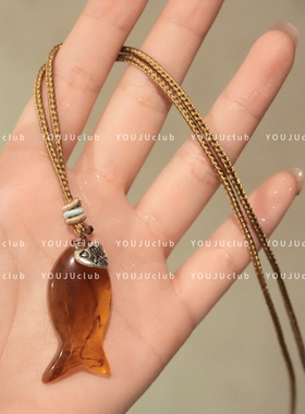 YOUJUclub-金鱼戏水~咖色新中式