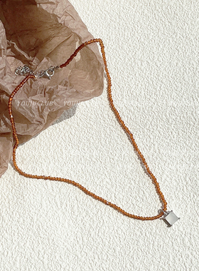 彩色个性高级感复古项链