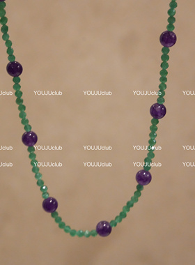 YOUJUclub-紫风铃~精致撞色高级