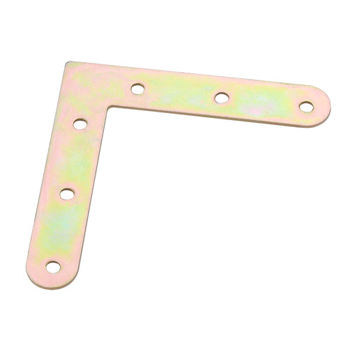 彩镀角码L型连接件90度角码家具桌椅固定配件拐角平面铁片100只 - 图3