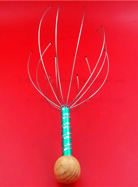 八爪鱼抓痒头部按摩器