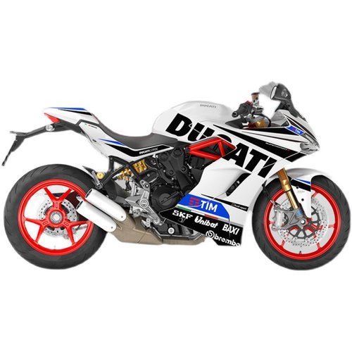 HMYT适用杜卡迪DUCATI翎速939S改装拉花版花防水贴纸油箱贴鱼骨贴 - 图3