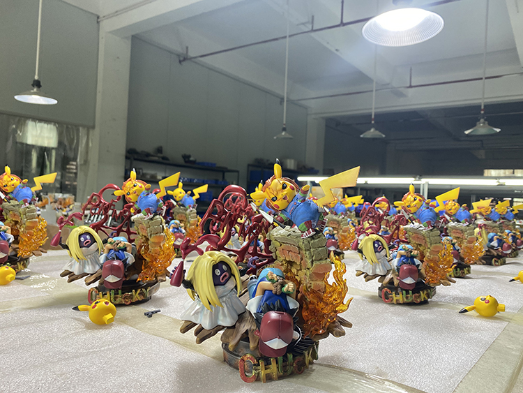少量现货 小新gk 新月crescent Studio 鬼娃皮卡丘雕像