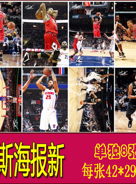 德里克罗斯海报nba篮球明星