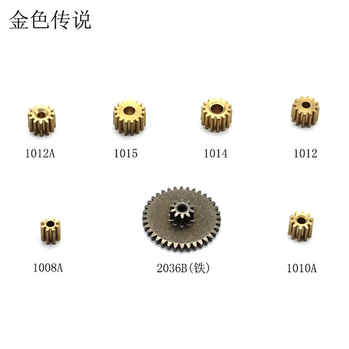 金属齿轮 铁齿轮 主轴齿轮 铜齿轮 齿轮齿条0.5模数 多种规格现货 - 图0