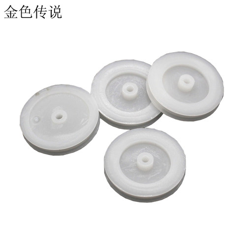 25*5*2.4皮带轮 塑料车轮单槽轮传动轮同步带轮 2.5mm孔模型滑轮 - 图3