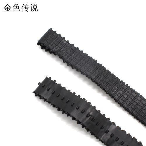 封闭式环形橡胶履带 DIY模型坦克机器人轮胎履带手工玩具拼装配件 - 图2
