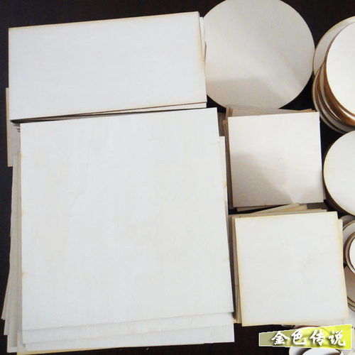 椴木板 模型薄木片 小木板 科技小制作手工材料 diy 3mm 创客材料 - 图0