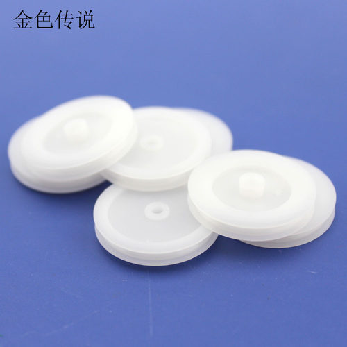 25*5*2.4皮带轮 塑料车轮单槽轮传动轮同步带轮 2.5mm孔模型滑轮 - 图1