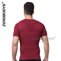 Shapewear T-shirt bouquet Sports bunches Chest Chest and Europe 091 Tight Clothes Underwear Closeout Men Outdoor Speed Dry Short Sleeve Fitness